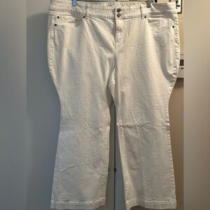 Torrid white flare leg jeans